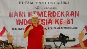 PT Fashion Stitch Joshua Gelar Puncak Peringatan HUT ke-81 RI di GOR Ewangga, Pererat Kebersamaan 2000 Karyawan dan Keluarga