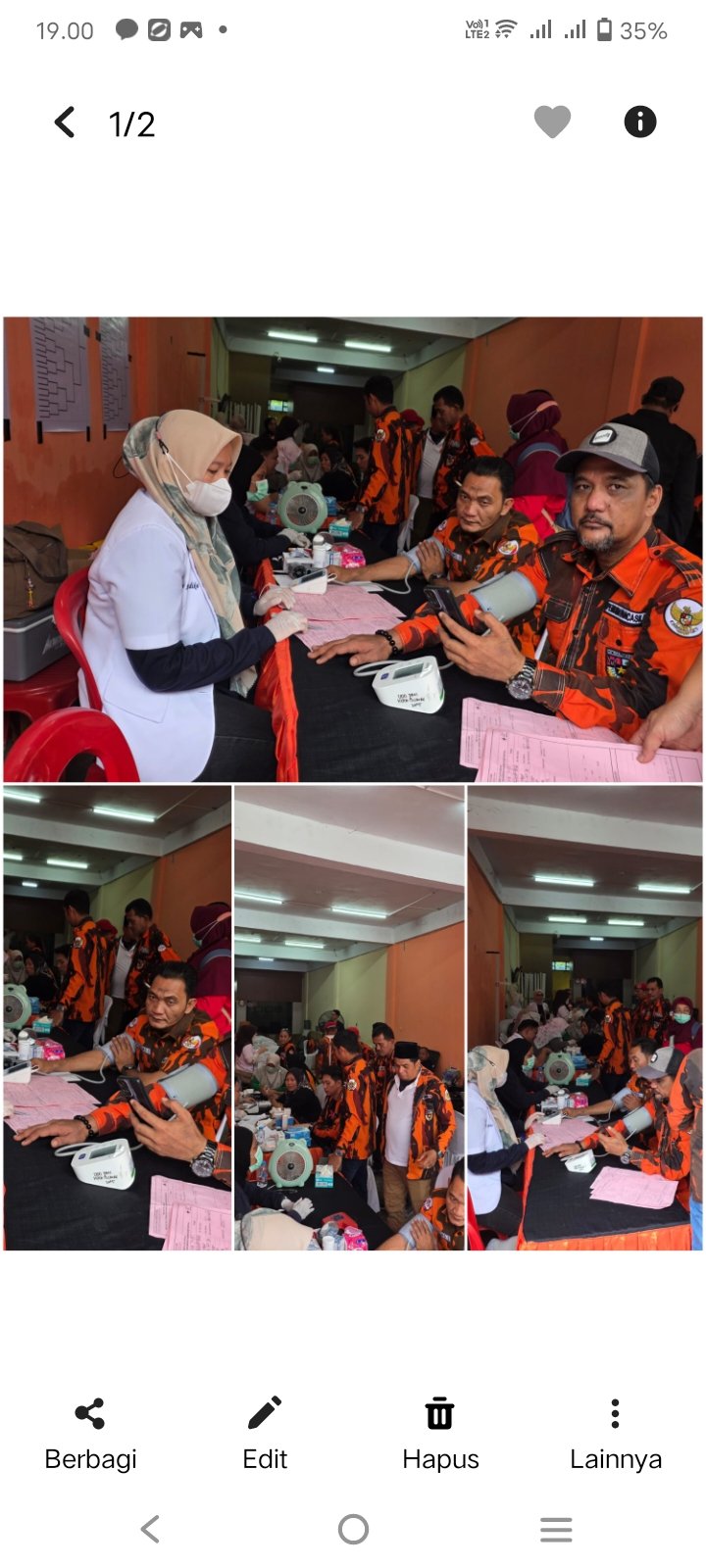 HUT Ke 67 ,Pemuda Pancasila Kota Dumai Gelar Aksi Kemanusiaan Donor Darah