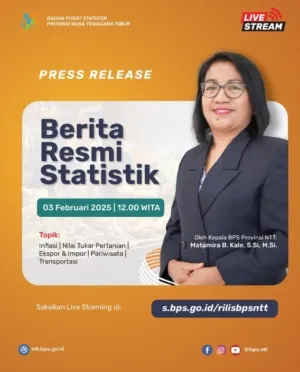 Selama Desember 2024, Jumlah Penumpang Angkutan Laut di NTT Sebanyak 1.054.428 Orang
