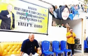 Masyarakat Alak Antusias Kedatangan Anggota DPRD Kota Kupang Yafet Horo