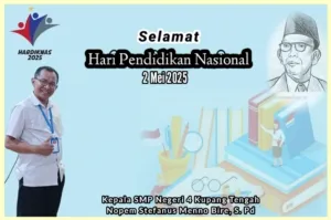 Ucapan Hardiknas 2025 dari Nopem Stefanus Menno Bire, S.Pd