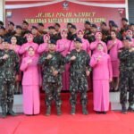 Satbrimob Polda Kepri Gelar Upacara Serah Terima Bendera Lambang Duaja dan Pisah Sambut Komandan Satbrimob Polda Kepri