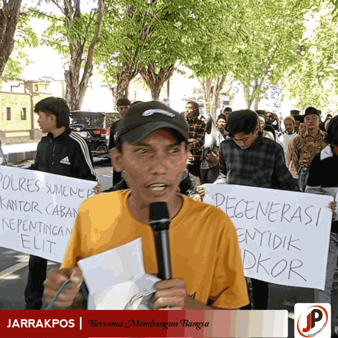 Bank Jatim Dalam Pusaran Korupsi, AMPM Gruduk Polres Sumenep