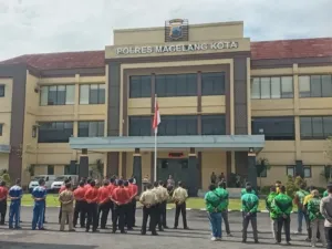 Polres Magelang Kota Ajak Pekerja dan Ojol Jaga Kamtibmas Lewat “Apel Kebangsaan”