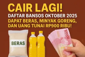 Rezeki Bulan Oktober! 5 Bansos Cair Sekaligus, Ada yang Dapat Sampai Rp3 Juta!