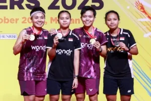 Indonesia Raih Gelar  Juara Umum di Wondr by BNI Indonesia Masters 2025