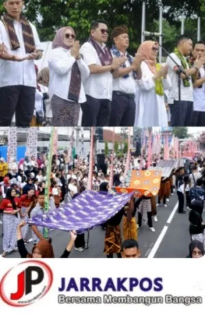 Magelang Sukses Pecahkan Rekor Dunia MURI dalam Acara ” Harmoni Pesona Batik”