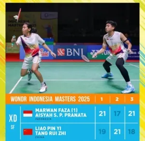 Gemuruh Penonton Antar Faza/Aisyah ke Final Indonesia Masters II 2025