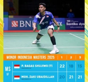 Ubaidillah Jumpa Dong Tian Yao di Final