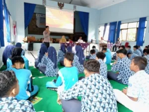 Menjadikan Generasi yang Bermoral Kuat dan Menjauhi Narkoba, Polres Magelang Kota  Adakan Penyuluhan P4GN dan Kenakalan Remaja di SMP Negeri 5