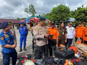 Polres Madina Gelar Apel Tanggap Darurat Bencana