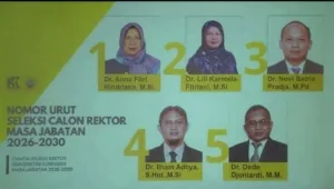 5 Balon Rektor “UNIKU” Siap Bertarung untuk Periode 2026-2030