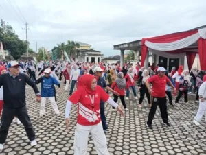 Senam Merah Putih Warnai Perayaan HKN di RSKJ Soeprapto