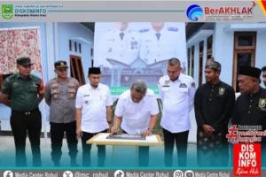 Anton Dorong Penguatan Ekonomi Desa, Dengan Resmikan Gedung Koperasi Merah Putih Desa Sontang