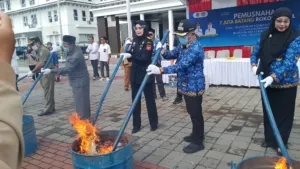 Pemkab Kuningan dan Bea Cukai Musnahkan Jutaan Batang Rokok Ilegal