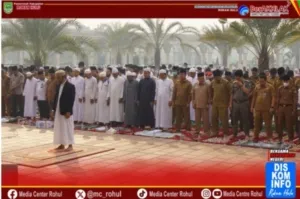 Pemerintah Kabupaten Rokan Hulu Gelar Shalat Istisqo Meminta Turun Hujan Dampak Kemarau Panjang
