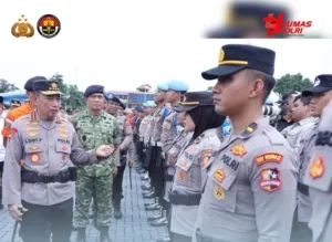Kapolri Pimpin Apel Kesiapan Tanggap Darurat Bencana Hadapi Musim Hujan