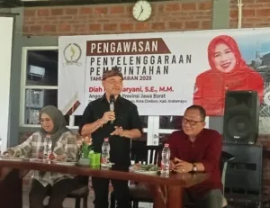 Anggota DPRD Diah Fitri Maryani Melaksanakan Fungsi Pengawasan Penyelenggaraan Pemerintahan Anggaran Tahun 2025.