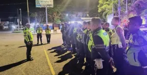 Satlantas Polresta Kupang Kota Gelar Patroli Malam Natal, Amankan 13 Sepeda Motor Berknalpot Racing