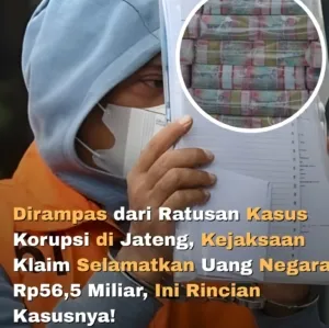 Kejati Jateng Selamatkan Uang Negara dari 291 Kasus Korupsi