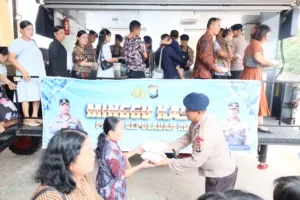 Polda Kepri Gelar ‘Minggu Kasih’ di BNKP Batam, Fokus Layanan Kesehatan, Pangan, dan Perkuat Sinergi Pers