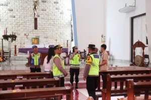 Kapolres Magelang Kota Pimpin Pengecekan Gereja Jelang Natal 2025 dan Tahun Baru 2026
