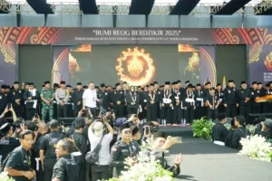 Polres Ponorogo Turunkan Pengamanan Berlapis, Puluhan Ribu Warga PSHT Ikuti BRB 2025 Dengan Aman dan Khidmat