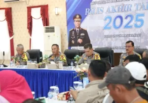 Kapolda Kepri Pimpin Rilis Akhir Tahun: Kejahatan Menurun, Penyelesaian Perkara Meningkat Tajam di Tahun 2025