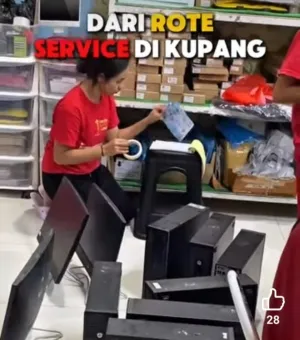 Dari Rote ke Kupang, Injeksi Laptop Kupang Berhasil Hidupkan Kembali CPU Sekolah