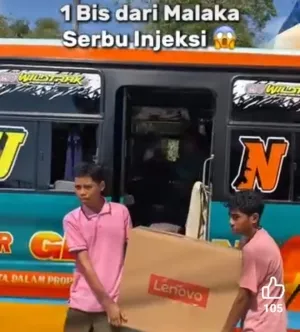 Rombongan dari Besikama Malaka Serbu Injeksi Laptop Kupang, Belanja dan Servis Sekaligus