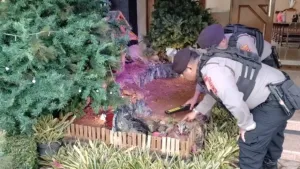 Jelang Misa Natal, Pihak Keamanan Gelar Sterilisasi Gereja di Kuningan