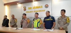 Polres Kuningan Gelar Konferensi Pers Akhir Tahun 2025, Paparkan Capaian Kinerja Selama Setahun