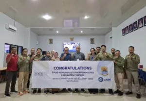 Diskominfo Kabupaten Cirebon Raih Hasil Positif Pada Audit ISO 27001:2022