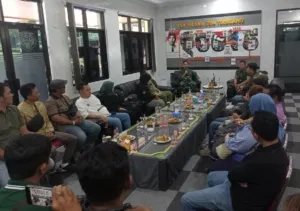 Dandim 0615/KNG Jalin Sinergitas dengan Awak Media, Paparkan Program Strategis Nasional