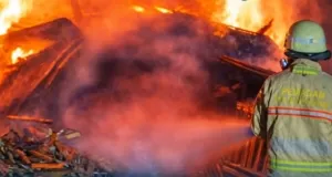 Depo Kayu di Kranggan, Temanggung Dilalap Sijago Merah