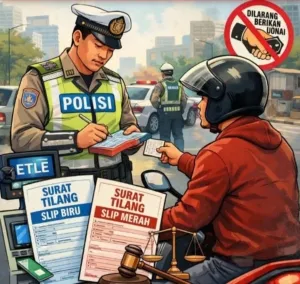 Masyarakat Harus Tau, Bayar Tilang Tunai di Jalan Dilarang, ini Aturan Hukumnya