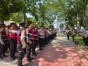 Polres Dumai Kawal Pengamanan Konser Kemanusiaan untuk Sumatera dan Palestina Dengan Aman Dan Kondusif