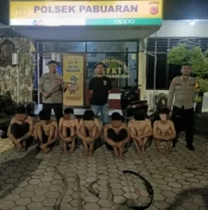 Polsek Pabuaran Amankan 7 Anggota Geng Motor