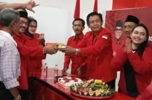 Peringatan HUT PDIP Ke 53 Di Kabupaten Cirebon Mengulas Balik Sejarah PDI Menjadi PDIP.