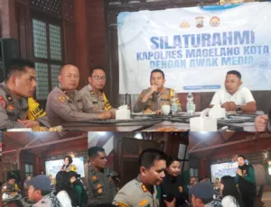 Silaturahmi Kapolres Magelang Kota dengan Awak Media Magelang Raya