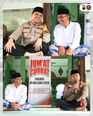 Kapolres Magelang Kota Melaksanakan Safari Sholat Juma’t