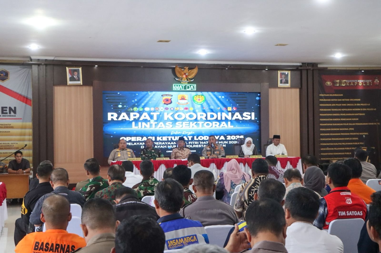 Polresta Cirebon Gelar Rakor Lintas Sektoral dan TFG Persiapan Pengamanan Operasi Ketupat Lodaya 2026 Polresta Cirebon Gelar Rakor Lintas Sektoral dan TFG Persiapan Pengamanan Operasi Ketupat Lodaya 2026