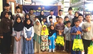 Selain Buka Bersama, Polsek Pancalang juga Gelar Santunan bagi Puluhan Anak Yatim