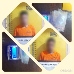 Dua Pria Diamankan Opsnal Polsek Dumai Barat, Miliki Sabu Dan Pil Extacy