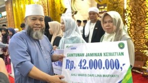 Peringatan Nuzul Quran di Bengkulu Diwarnai Penyerahan Santunan BPJS Ketenagakerjaan