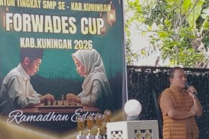 Gelar Turnamen Catur Pelajar, ForWades Kuningan Sedot Antusiasme Peserta