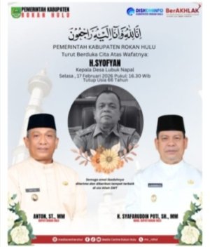 Pemkab Rohul Turut Berduka Cita