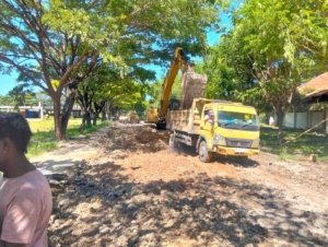 Bukan Karena Viral, Jalan Depan Gor sudah Sianggarkan dari Akhir 2025