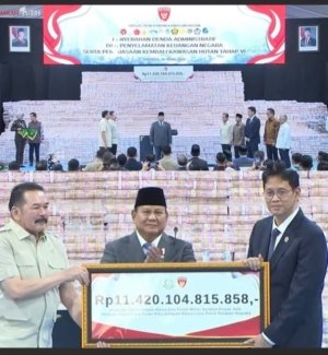 Tumpukan Uang Denda ke Negara Rp11,4 Triliun Bikin Silau