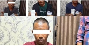 Penggrebekan Empat Pelaku Transaksi Barang Terlarang  Di Dalam Rumah Tak Berkutik